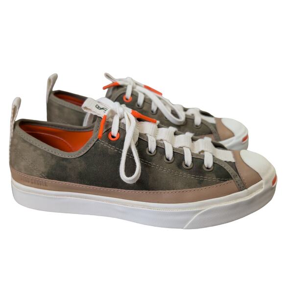 Converse x Todd Snyder Jack Purcell Rebel Prep Elmwood Egret Low Top Sneaker W8 - Picture 1 of 10